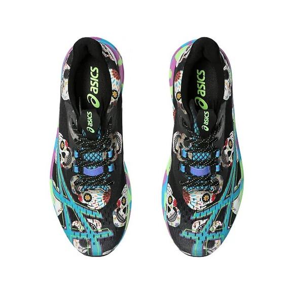 ASICS Noosa TRI 15 Men\'s Running Shoes Black/Island Blue Size 12 M Skull main image 7